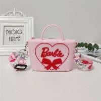 ราคา กระเป๋า Dompet Koin บาร์บี้กระเป๋าสตางค์ซิลิโคนรูปหัวใจสีชมพูอุปกรณ์เสริม Tali Bahu เด็กผู้หญิงของเล่นสำหรับของขวัญสำหรับเด็ก (20816992258)