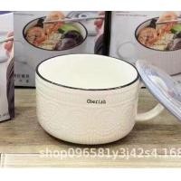 ราคา ถ้วยซุป เซรามิค ชามซุป ถ้วย มีหูจับ พร้อมฝาปิด สีขาว เข้าไมโครเวฟได้ 1 ชุด 3ใบ ขนาด 5 25 นิ้ว (21903911140)