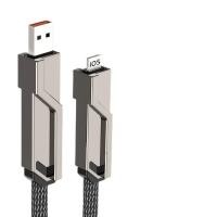 ราคา Usb แบบ4 In 1ชนิด C สายสำหรับ Iphone Android ชนิด C ระบบชาร์จเร็วแบบ3A (21894129820)