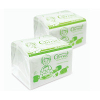 ราคา Correct กระดาษเช็ดปาก ป๊อปอัพ หนา 1 ชั้น 200 แผ่น ห่อ x 1 ห่อ (21962870942)