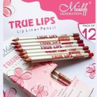 ราคา ดินสอเขียนขอบปาก ME NOW True Lips ยกกล่อง12สี (22066763728)