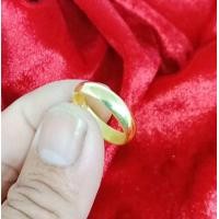 ราคา แหวนเกลี้ยงงานทองเหลือง ไม่ชุบสีโดนแป้งโดนครีมได้ไม่ลอก (21225527780)