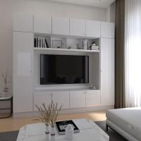 ราคา Koncept Furniture KONCEPT ชุดวางทีวี Fit In ชุดวางทีวีสำเร็จรูป สีขาว (21938827661)