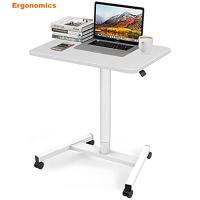 ราคา กับล้อตั้งโต๊ะแบบแล็ปท็อปปรับได้28นิ้วปรับความสูงได้รถเข็นแล็ปท็อปโต๊ะวางโทรศัพท์โต๊ะกาแฟ สีขาว (18475629577)