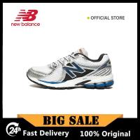 ราคา สินค้าเคาน์เตอร์แท้ New Balance NB 860 V2 White Blue รองเท้ากีฬา ML860XB รับประกันสินค้า 1 ปี (22406120247)