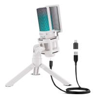 ราคา Zealsound A68 RGB ไมโครโฟนคอนเดนเซอร์สำหรับเล่นเกม ลดเสียงรบกวนอัตโนมัติ คุณภาพเสียงที่คมชัดเป็นพิเศษ แจ็คหูฟังตรวจสอบแบบเรียลไทม์ เล่นเกม สตรีมมิ่งสด การบันทึก (21816779449)