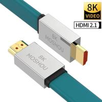 ราคา Moshou HDMI 2 1 HDR 2K แบนเขียว 144Hz 8K 60Hz 4K 120Hz 48Gbps ultra High Speed EARC สำหรับ RTX 3080 3090 (21394909261)
