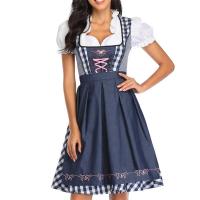 ราคา หลากหลายผู้หญิง Oktoberfest ลายสก๊อต Dirndl ชุดเยอรมันบาวาเรียนสาวเชียร์เบียร์เครื่องแต่งกายพนักงานเสิร์ฟคอสเพลย์ปาร์ตี้เฉลิมฉลองวันฮัลโลว HOT 11 5ஐ (20839191778)