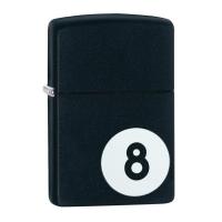 ราคา 28432 Zippo 8 Ball Black Matte ของแท้ Empty Zippo Lighter without Fuel ไฟแช็กเปล่าไม่มีเชื้อเพลิง (1358430986)