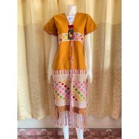ราคา เสื้อกะเหรี่ยง ผ้าทอกะเหรี่ยง ผ้าทอมือ มะโม เดรส mamoe dress Karen dress (18826056360)