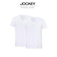 ราคา JOCKEY UNDERWEAR เสื้อยืดคอวี รุ่น KU 1714CS สีขาว PACK2ตัว (116432938)