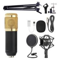 ราคา ไมค์อัดเสียง ไมค์ คอนเดนเซอร์ Pro Condenser Microphone BM800 พร้อม ขาตั้งไมค์โครโฟน และอุปกรณ์เสริมUSB โช้คอัพโลหะ (2215352773)