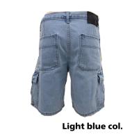 ราคา ขาสั้นยีนส์ชาย ผ้าไม่ยืด ฟอก 3 สี บูลฟ้าน้ำเงินขัดทราย มิดไนท์ดำ มีกระเป๋ากล่อง 2 ข้างที่ปลายขา เอวกลาง แบบซิป ไซร์ 28 36 ไซร์พิเศษ 38 42 CP8 short jeans No 1152 Size 28 36 38 42 (21331597137)