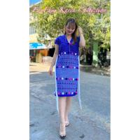ราคา ผ้าทอกะเหรี่ยง เสื้อกะเหรี่ยง ผ้าทอมือ เสื้อแต่งงาน มะโมเดรส mamoe dress (17883363134)