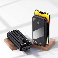 ราคา พาวเวอร์แบงค์ Fast Charging 20000 50000mAh แบตเตอรี่พกพามีสายในตัว (22289376280)