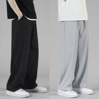 ราคา M 5XL สีดำ สีเทา กางเกง วอร์ม ผู้ชาย คนอ้วน กางเกงขากระบอก วอมขายาว กางเกงยืด กางเกงวอร์มผู้หญิง (21516057369)