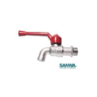 ราคา ก๊อกน้ำ ก๊อกบอล ทองเหลือง ซันว่า SANWA 1 2 นิ้ว 4หุน (580684576)
