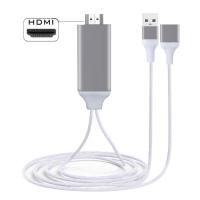 ราคา 3in1สายHDTVสายต่อมือถือเข้าทีวี สายHD Phone to TV Cable For iPhone Android Type Cสายเชื่อมต่อกับทีวี แสดงภาพจากมือถือขึ้นหน้าจอทีวีA32 (17417404309)