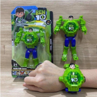 ราคา OKADI นาฬิกาเด็ก การออกแบบการ์ตูน ฉายภาพได้ นาฬิกาเบนเทนแปลงร่างได้ เล่นได้ ใส่ข้อมือได้ (22074432711)