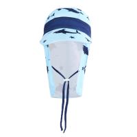 ราคา หมวกว่ายน้ำ หมวกกันแดดว่ายน้ำ บังแดดด้านหน้าและต้นคอ มีสายรูดตรงคางปรับขนาดได้ ใส่ลงน้ำได้ (22184515231)