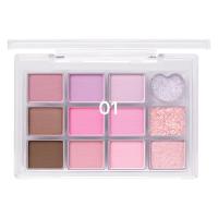 ราคา OD2019 ODBO Real Heart Color Eyeshadow Palette โอดีบีโอ ฮาร์ท คัลเลอร์ อายแชโดว์ พาเลท (21397067136)
