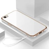 ราคา เคสvivo v5 plus แฟชั่นสีทึบหรูหราชุบโครเมียมนุ่ม TPU Square เคสโทรศัพท์คลุมทั้งหมดกล้องป้องกัน Anti Gores เคสยาง (15502436236)