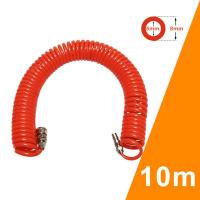 ราคา MUSCLE COW สายลม สายลมสปริง สายลมสีส้ม สายลมขด สายปั๊มลม PU AIR HOSE 8x5mm ยาว 8 10 12 15 เมตร แบบขดสปริง พร้อมหัวคอปเปอร์ สีส้ม (22106462399)