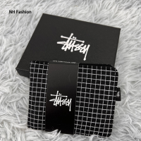 ราคา 2024สต็อกกระเป๋าเงินสั้นสองชั้น Stussy (22139063603)