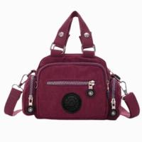 ราคา koreafashionshop KR1207 กระเป๋าสะพายข้างใบเล็กน่ารักช่องเยอะถือได้ผ้าไนล่อน (21969048021)
