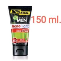 ราคา 150ml 100ml โฟมการ์นิเย่เมน เเอคโน่ไฟ้ส์ ออยส์คอนโทรล Garnier Men Acno Fight Oil Control มีช้อยส์ให้เลือกตามสูตร (22278246197)