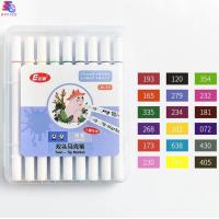 ราคา สีเมจิก ปากกาเมจิก ปากกาเมจิกสองหัว 12 18 24 36 สี ปากกาสีน้ำ แบบพกพา ปากกาเมจิกพร้อมกล่องล็อค ปากกามาร์กเกอร์ สีสดใส (21396881518)