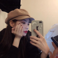 ราคา หมวกเบเร่ต์ของผู้หญิงสไตล์วินเทจขนสัตว์เบเร่ต์ฤดูใบไม้ร่วง ฤดูหนาว (22096248922)