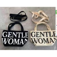 ราคา Gentle ใบเล็ก แบบมินิ สีสายยาว กระเป๋าสะพาย Gentlewomen ใบเล็ก กระเป๋าผ้าแคนวาส (21970881143)