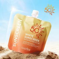 ราคา ครีมกันแดด กันแดด SADOER VC Sunscreen SPF60 pa UV ซึมไว ไม่มัน ไม่อุดตัน สำหรับผิวแพ้ง่าย 40g หลอดเหลือง (22209721347)
