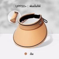 ราคา หมวกแฟชั่นหญิง หมวกกันแดดหญิง หมวกครึ่งใบ ป้องกันUV กันแดด ระบายอากาศ หมวกกันแดดแบบพับได้ ยืดหยุ่น (21732890830)