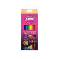 ราคา สีไม้ ดินสอสี ดินสอสีไม้ เกรดพรีเมี่ยม Master Art มาสเตอร์อาร์ต รุ่นใหม่ แบบแท่งยาว และ แบบ 2 หัว Masterart S24 (21948357581)