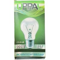 ราคา UPPAL 200W หลอดไฟใส CLEAR หลอดไฟให้ความร้อน หลอดให้ความอบอุ่นกับสัตว์อบไก่ INCANDESCENT LAMP 220 230V 200W (1515602022)