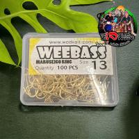 ราคา เบ็ดตกปลา WEEBASS 1กล่อง 59 บาท เบ็ดทอง ก้านยาว Maruseigo ตัวเบ็ดก้านยาว สีทอง มีห่วง เบ็ดกล่อง (21961777444)