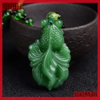 ราคา PDBH เครื่องประดับแฟชั่นขายดีสร้อยคอหยกหยกจี้รูปดอกกุหลาบมังกรมังกรจีนอาเกตธรรมชาติสีเขียวเครื่องประดับแฟชั่นสลักคำอวยพรสำหรับผู้หญิงผู้ชาย (22353058645)