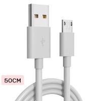 ราคา USB ไมโครชาร์จที่รวดเร็วสาย 2A ชาร์จพัดลมUSB สายชาร์จ Android micro USB ยาว 30 50 100 CM Huawei Xiaomi Oppo Vivo Android ใช้ได้กับ vivo oppo (9204772962)