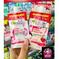 ราคา การ์นิเย่ เอจเลส ไวท์ แอนตี้ เอจจิ้ง เซรั่มครีม SPF30 สีแดง ซอง7ml GARNIER Ageless White Anti Aging Whitening Serum Cream (22285978205)