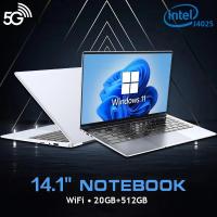 ราคา แล็ปท็อป 14 1 Intel Celeron J4025 Notebook Gamer 12GB RAM 1TB SSD 1920x1080 Resolution Office Study PC คอมพิวเตอร์ Windows 11 (21542850173)