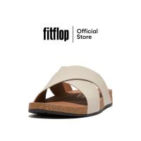 ราคา FITFLOP IQUSHION LEATHER CROSS SLIDES รองเท้าแตะผู้ชาย รุ่น GZ7 (21411697412)