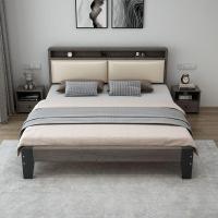 ราคา พร้อมส่ง เตียงนอน 5 6 ฟุต คุณภาพดี แข็งแรงทนทาน ไม้สนพาเลท ขนาด180 200CM (21959598398)