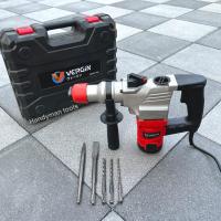 ราคา VERGIN สว่านโรตารี่ สกัดไฟฟ้า สกัดปูน 2 ระบบ รุ่นVG2926A กำลังไฟ 1200W พร้อมดอกสกัด 2 ดอก ดอกเจาะปูน 3 ดอก (22319761286)
