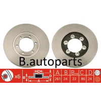 ราคา จานเบรคหน้า KIA JUMBO K2500 K2700 RUNSTOP คู่ (18020306080)