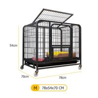 ราคา กรงหมาใหญ่ กรงหมา คอกสุนัข กรงสุนัข บ้านหมา มีล้อเลื่อน พร้อมถาด มี 5 ขนาด สำหรับสุนัขทุกขนา กรงหมาขนาดใหญ่ กรงขนาดใหญ่ (21759998355)