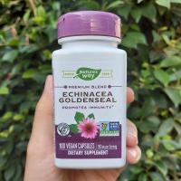 ราคา เอ็กไคนาเซีย รากโกลเด้นซีล Echinacea Goldenseal 900 mg 100 Vegan Capsules Natures Way (1485652873)