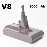 ราคา Dyson V8 SV10 แบตเตอรี่แบตเตอรี่เครื่องดูดฝุ่น SV10K SV25 HH15 3000mAh 25 2V รับประกัน 2 ปี (22162116135)