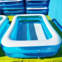 ราคา ส่งจากกรุงเทพ สระน้ำเป่าลม 2 เมตร 2ชั้น ขนาด 260cm x175cm x50cm (21539441528)